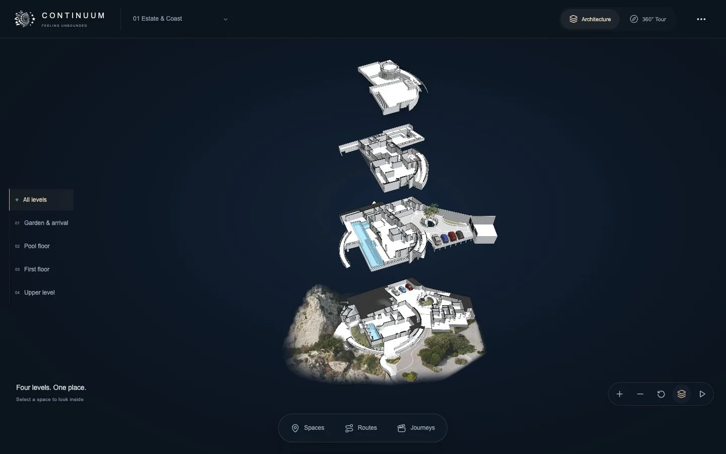 Running local prototype · original architectural assets